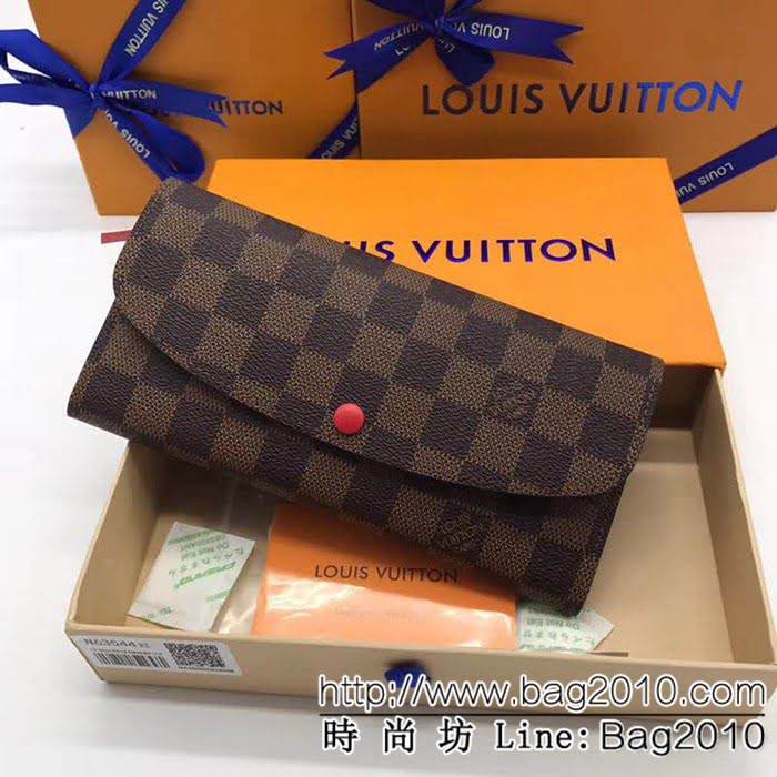 路易威登LV頂級原單 N63544大紅海外原單私貨代購級品質實物拍攝 女士錢包 ZY1066